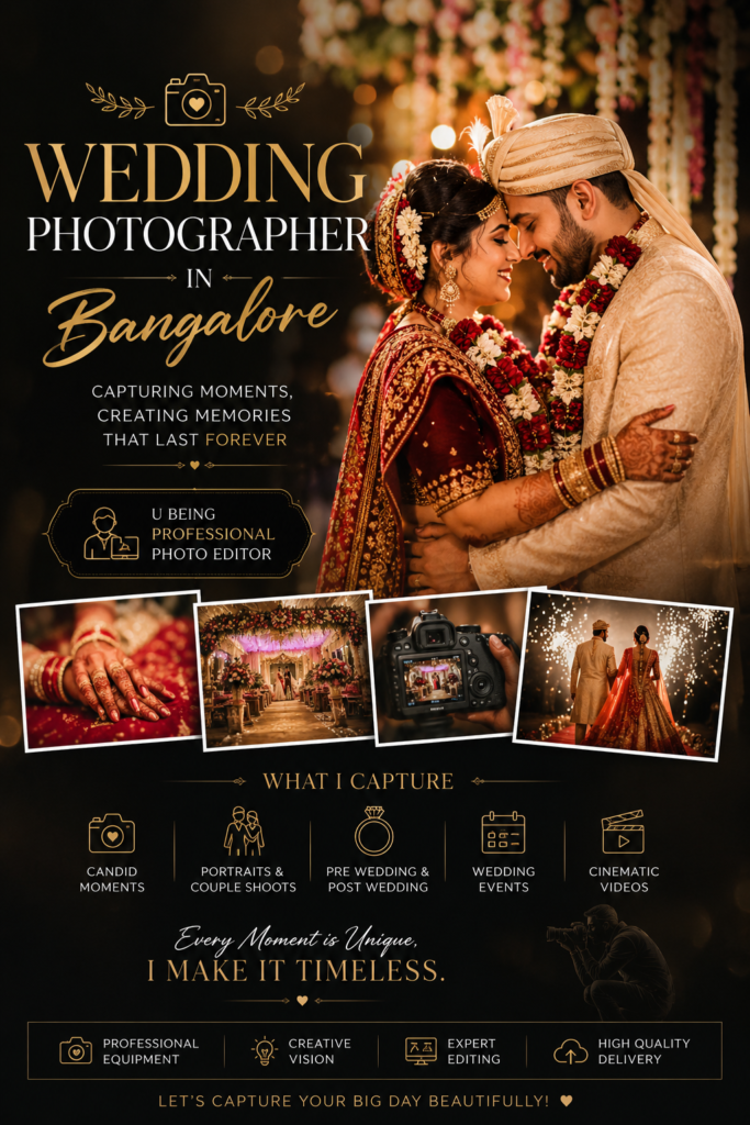 Wedding photographers in bangalore